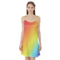 Rainbow gradient  Satin Night Slip View1