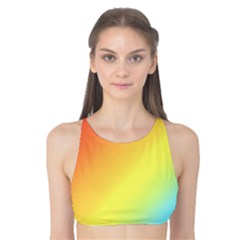 Rainbow Gradient  Tank Bikini Top by Dazzleway