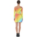 Rainbow gradient  Off Shoulder Top with Skirt Set View2