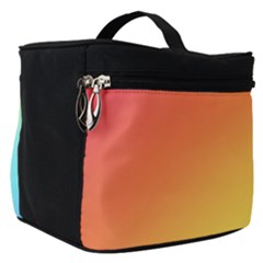 Rainbow Gradient  Make Up Travel Bag (small) by Dazzleway