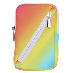 Rainbow Gradient  Belt Pouch Bag (large) by Dazzleway