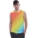 Rainbow gradient  Men s Regular Tank Top View1