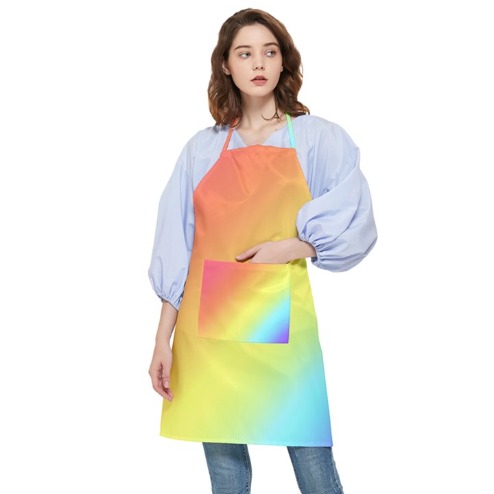 Rainbow gradient  Pocket Apron