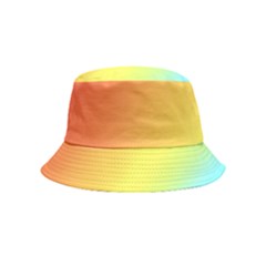 Rainbow Gradient  Bucket Hat (kids) by Dazzleway