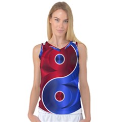 Yin-yang-eastern-asian-philosophy Women s Basketball Tank Top by Sudhe