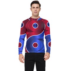 Yin-yang-eastern-asian-philosophy Men s Long Sleeve Rash Guard