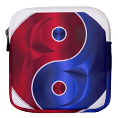 Yin-yang-eastern-asian-philosophy Mini Square Pouch by Sudhe