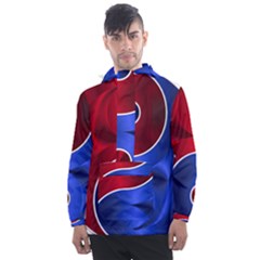 Yin-yang-eastern-asian-philosophy Men s Front Pocket Pullover Windbreaker by Sudhe