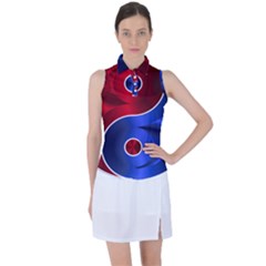 Yin-yang-eastern-asian-philosophy Women s Sleeveless Polo Tee by Sudhe