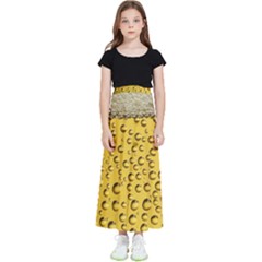 Beer Bubbles Kids  Flared Maxi Skirt