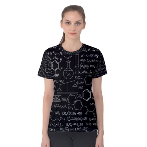 Medical Biology Detail Medicine Psychedelic Science Abstract Abstraction Chemistry Genetics Women s Cotton Tee by Sudhe