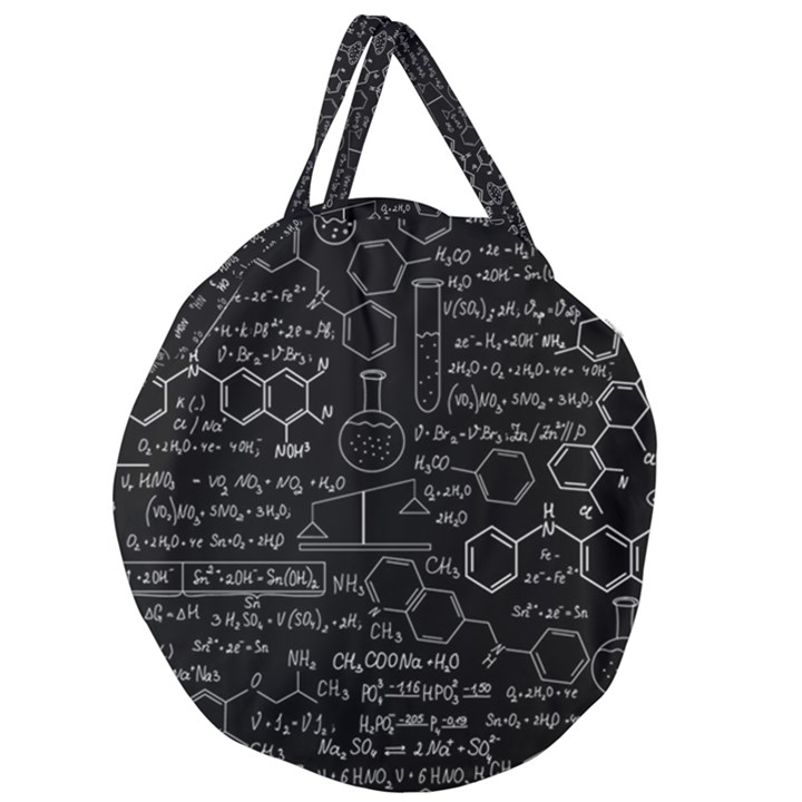 Medical Biology Detail Medicine Psychedelic Science Abstract Abstraction Chemistry Genetics Giant Round Zipper Tote