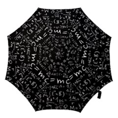 Science-albert-einstein-formula-mathematics-physics-special-relativity Hook Handle Umbrellas (large) by Sudhe