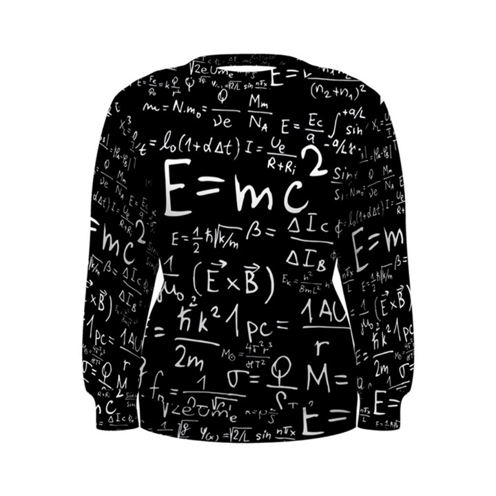 Science-albert-einstein-formula-mathematics-physics-special-relativity Women s Sweatshirt