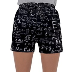 Science-albert-einstein-formula-mathematics-physics-special-relativity Sleepwear Shorts