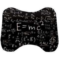 Science-albert-einstein-formula-mathematics-physics-special-relativity Head Support Cushion by Sudhe