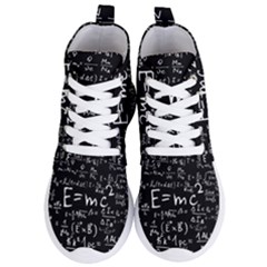 Science-albert-einstein-formula-mathematics-physics-special-relativity Women s Lightweight High Top Sneakers by Sudhe