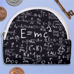 Science-albert-einstein-formula-mathematics-physics-special-relativity Horseshoe Style Canvas Pouch by Sudhe