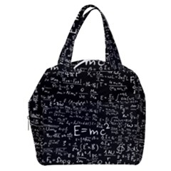 Science-albert-einstein-formula-mathematics-physics-special-relativity Boxy Hand Bag by Sudhe