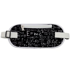 Science-albert-einstein-formula-mathematics-physics-special-relativity Rounded Waist Pouch by Sudhe