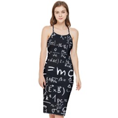 Science-albert-einstein-formula-mathematics-physics-special-relativity Bodycon Cross Back Summer Dress