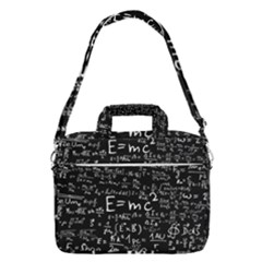 Science-albert-einstein-formula-mathematics-physics-special-relativity Macbook Pro Shoulder Laptop Bag  by Sudhe