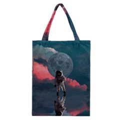 Astronaut-moon-space-nasa-planet Classic Tote Bag by Sudhe