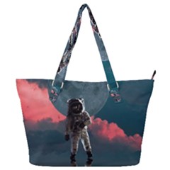 Astronaut-moon-space-nasa-planet Full Print Shoulder Bag by Sudhe