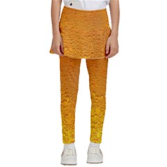 Beer Bubbles Pattern Kids  Skirted Pants