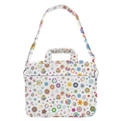 Flower Floral Pattern Macbook Pro Shoulder Laptop Bag 