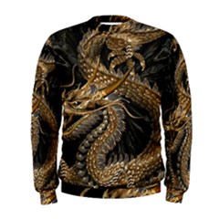 Fantasy Dragon Pentagram Men s Sweatshirt by Sudhe