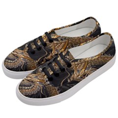 Fantasy Dragon Pentagram Women s Classic Low Top Sneakers by Sudhe