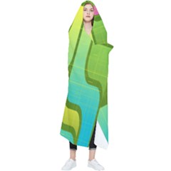 Background-color-texture-bright Wearable Blanket