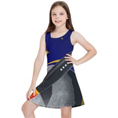 Science-fiction-sci-fi-sci-fi-logo Kids  Lightweight Sleeveless Dress