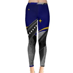 Science-fiction-sci-fi-sci-fi-logo Inside Out Leggings by Sudhe