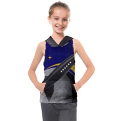 Science-fiction-sci-fi-sci-fi-logo Kids  Sleeveless Hoodie by Sudhe