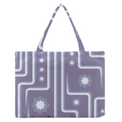 Pattern-non-seamless-background Zipper Medium Tote Bag by Sudhe