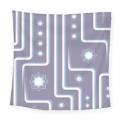 Pattern-non-seamless-background Square Tapestry (large) by Sudhe