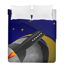 Science-fiction-sci-fi-sci-fi-logo Duvet Cover Double Side (full/ Double Size) by Sudhe