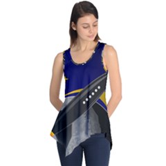 Science-fiction-sci-fi-sci-fi-logo Sleeveless Tunic by Sudhe