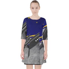 Science-fiction-sci-fi-sci-fi-logo Pocket Dress by Sudhe