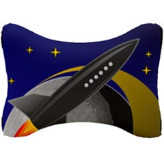 Science-fiction-sci-fi-sci-fi-logo Seat Head Rest Cushion by Sudhe