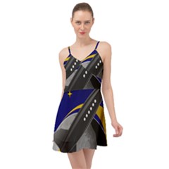 Science-fiction-sci-fi-sci-fi-logo Summer Time Chiffon Dress by Sudhe