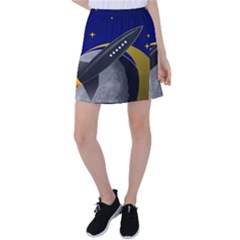 Science-fiction-sci-fi-sci-fi-logo Tennis Skirt by Sudhe