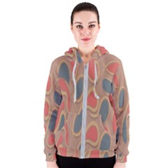 Background-abstract-non-seamless Women s Zipper Hoodie by Sudhe