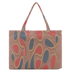 Background-abstract-non-seamless Zipper Medium Tote Bag by Sudhe