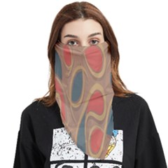 Background-abstract-non-seamless Face Covering Bandana (triangle) by Sudhe