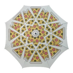 Pizza-slice-food-italian Golf Umbrellas by Sudhe