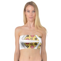 Pizza-slice-food-italian Bandeau Top by Sudhe