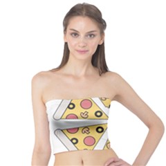 Pizza-slice-food-italian Tube Top by Sudhe